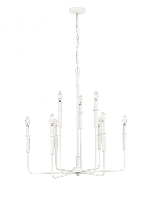 Savanne 9-Light Chandelier Ceiling Light Textured White
