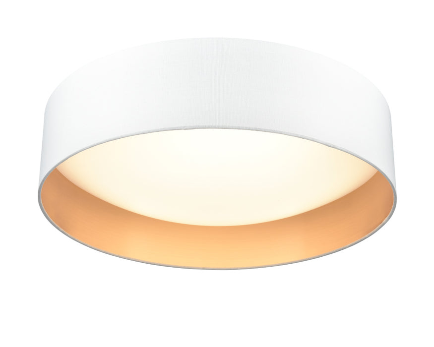 Rosata 20" Wide LED Flushmount Light - White