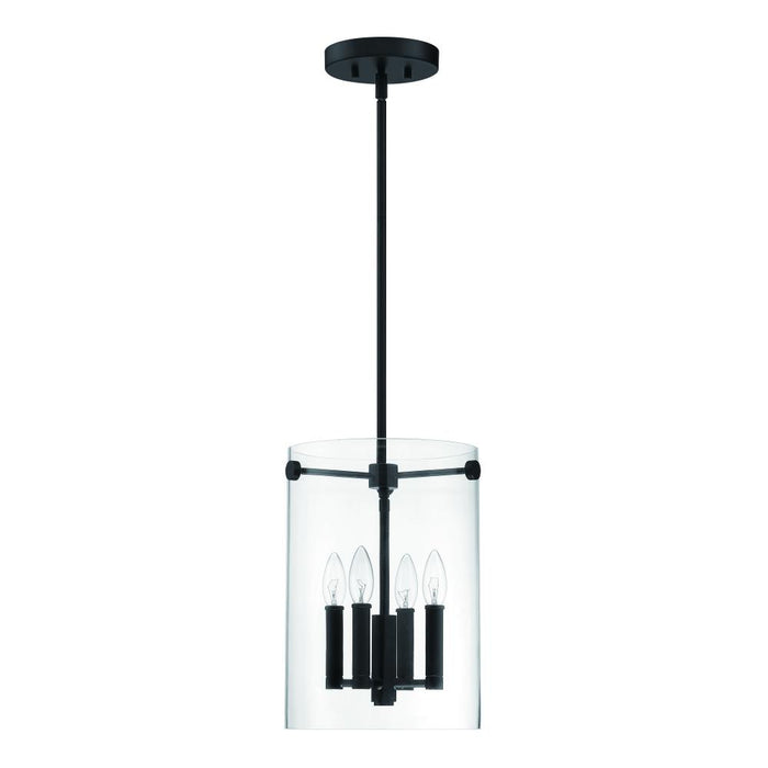 Vissi 4-Light Pendant Light Matte Black