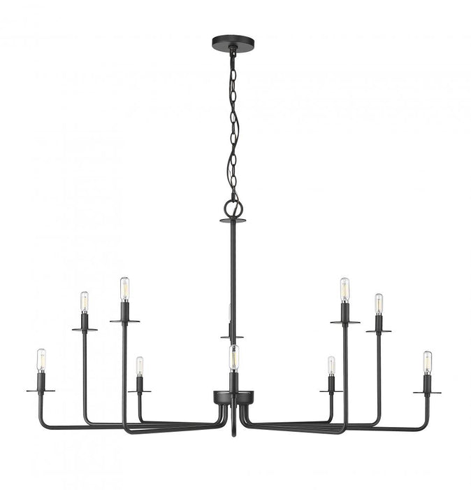 Marceline 1 - Light Chandelier Ceiling Light Matte Black