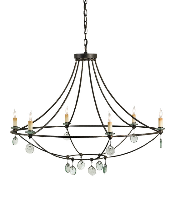 Novella Large Black Chandelier