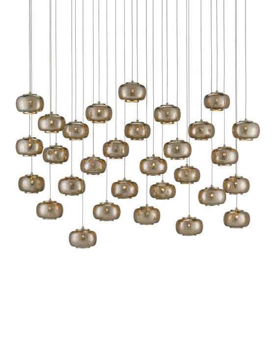 Pepper 30-Light Linear Multi-Drop Pendant