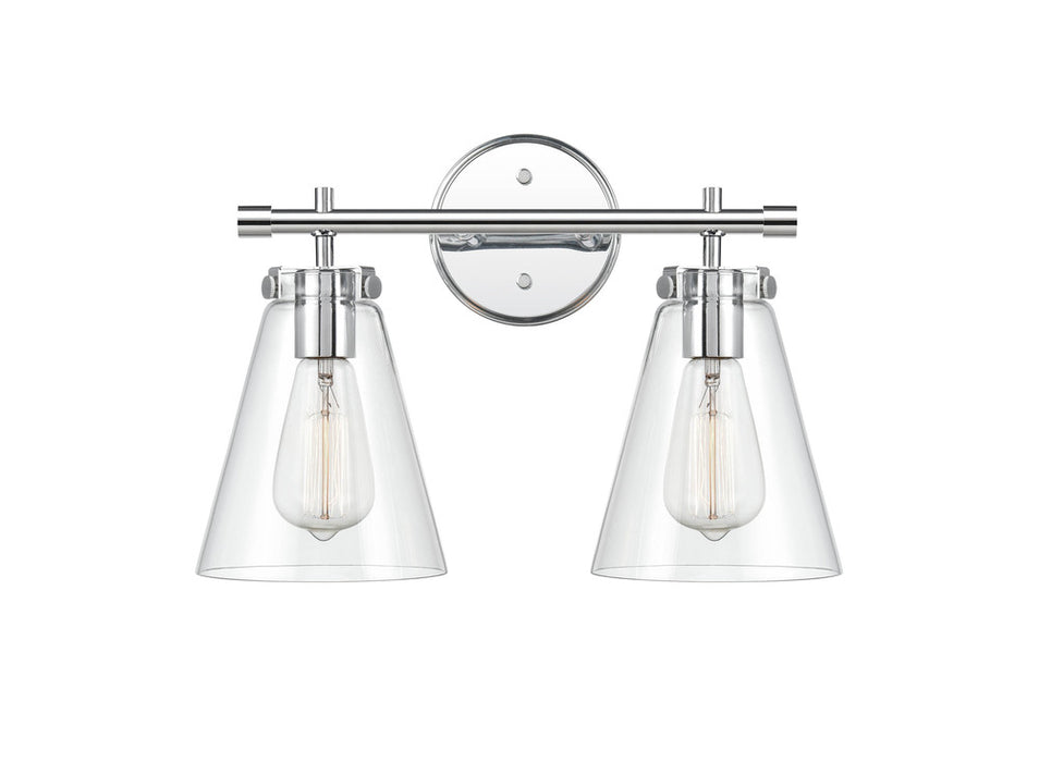 Aliza 2-Light Vanity Chrome