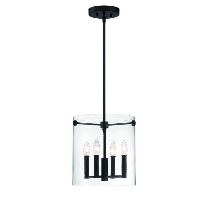 Vissi 4-Light Pendant Light Matte Black