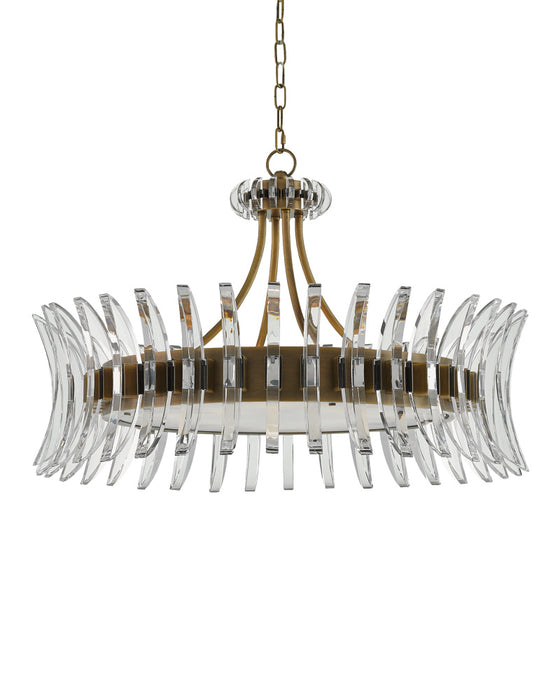 Coquette Brass Chandelier